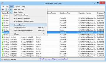 TurnedOnTimesView for Windows - Download it from Habererciyes for free